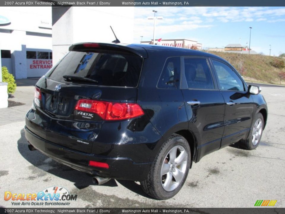 2007 Acura RDX Technology Nighthawk Black Pearl / Ebony Photo #8