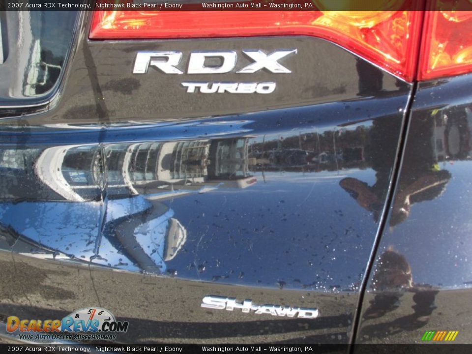 2007 Acura RDX Technology Nighthawk Black Pearl / Ebony Photo #9