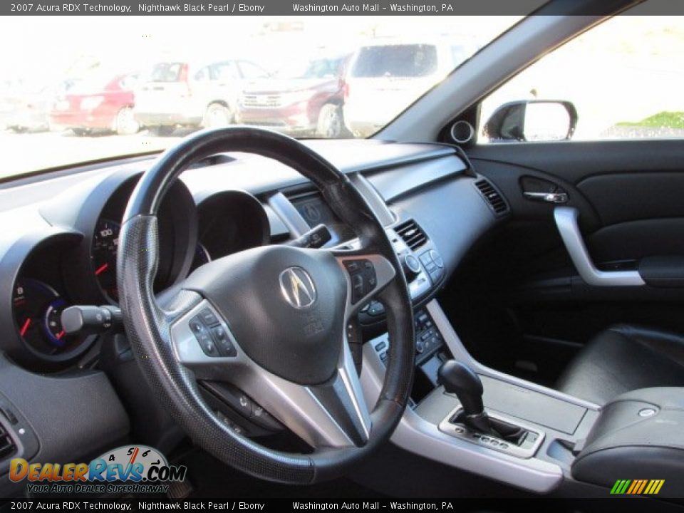 2007 Acura RDX Technology Nighthawk Black Pearl / Ebony Photo #10