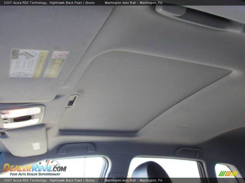 2007 Acura RDX Technology Nighthawk Black Pearl / Ebony Photo #13