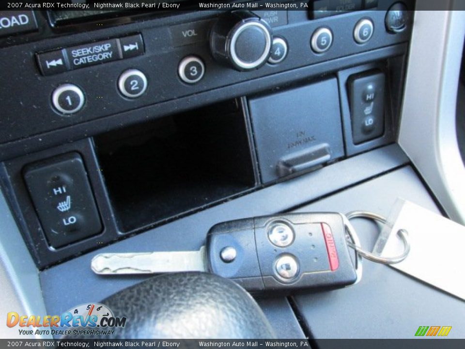 2007 Acura RDX Technology Nighthawk Black Pearl / Ebony Photo #16