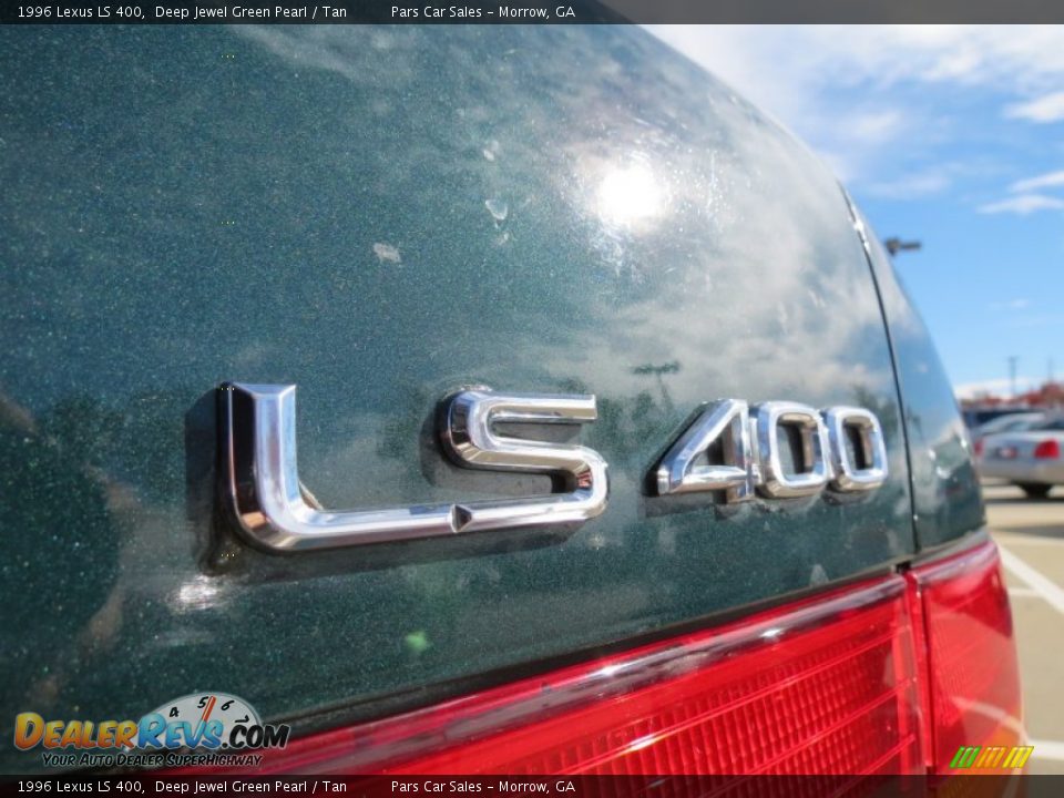 1996 Lexus LS 400 Deep Jewel Green Pearl / Tan Photo #10