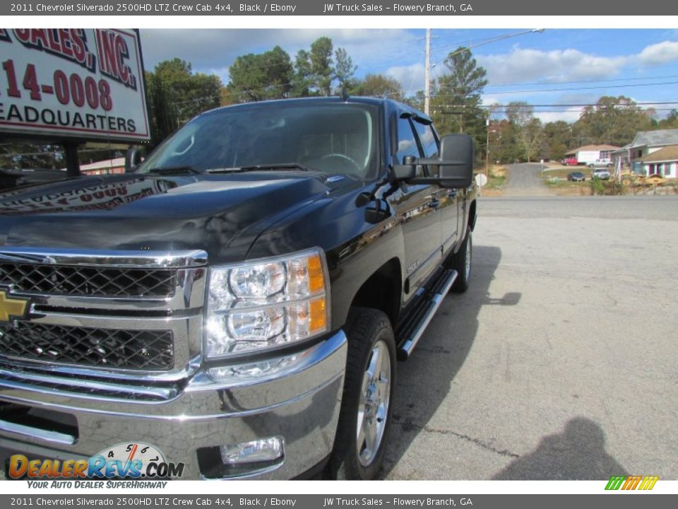 2011 Chevrolet Silverado 2500HD LTZ Crew Cab 4x4 Black / Ebony Photo #2