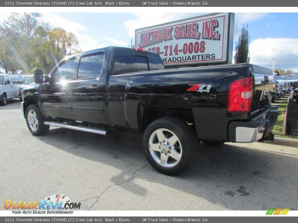 2011 Chevrolet Silverado 2500HD LTZ Crew Cab 4x4 Black / Ebony Photo #5