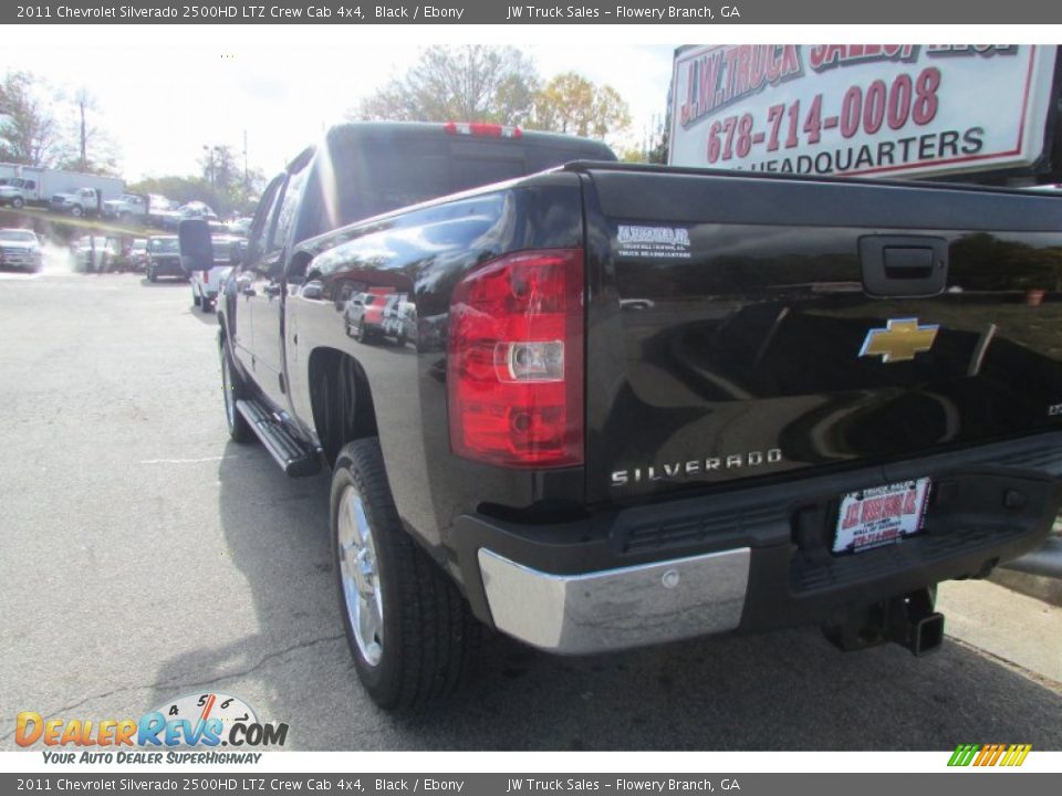 2011 Chevrolet Silverado 2500HD LTZ Crew Cab 4x4 Black / Ebony Photo #6