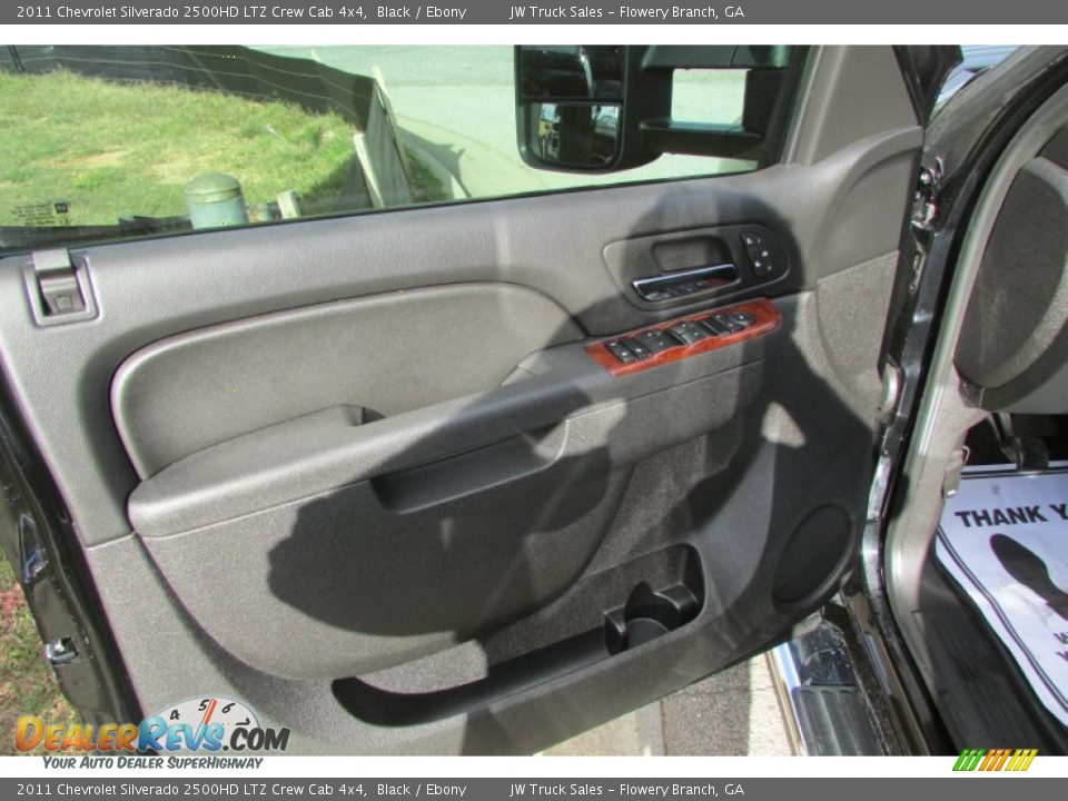2011 Chevrolet Silverado 2500HD LTZ Crew Cab 4x4 Black / Ebony Photo #14