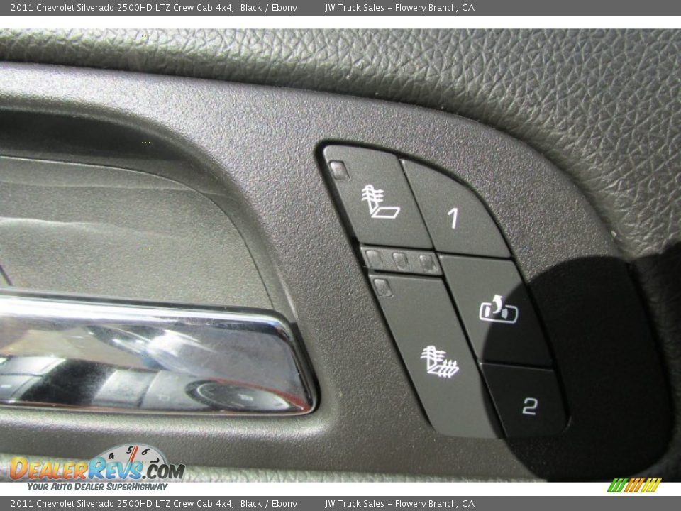 2011 Chevrolet Silverado 2500HD LTZ Crew Cab 4x4 Black / Ebony Photo #17