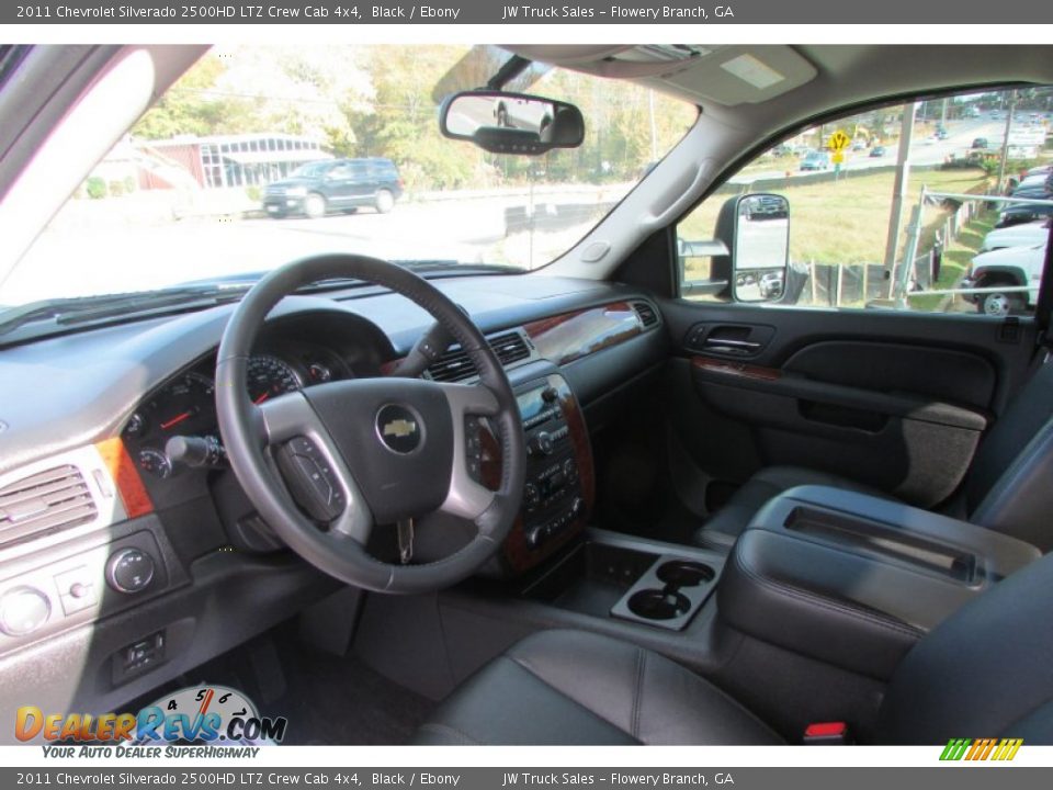 2011 Chevrolet Silverado 2500HD LTZ Crew Cab 4x4 Black / Ebony Photo #20