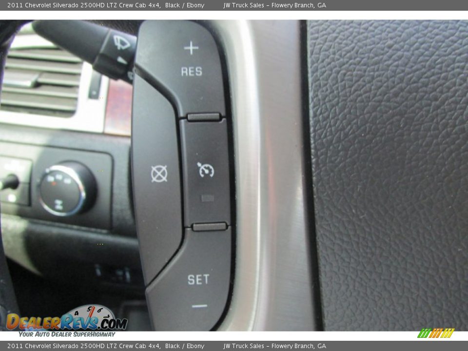 2011 Chevrolet Silverado 2500HD LTZ Crew Cab 4x4 Black / Ebony Photo #25