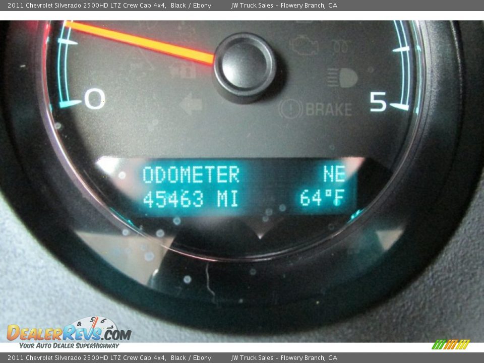 2011 Chevrolet Silverado 2500HD LTZ Crew Cab 4x4 Black / Ebony Photo #28
