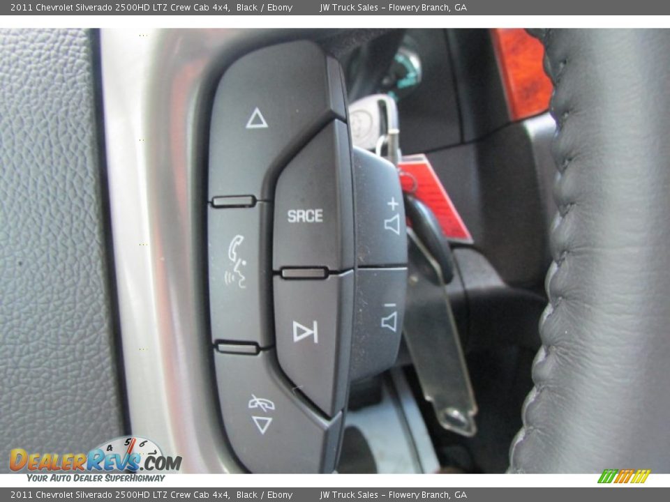 2011 Chevrolet Silverado 2500HD LTZ Crew Cab 4x4 Black / Ebony Photo #29