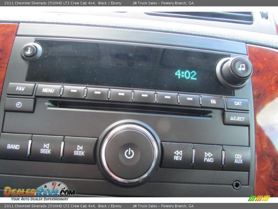2011 Chevrolet Silverado 2500HD LTZ Crew Cab 4x4 Black / Ebony Photo #32