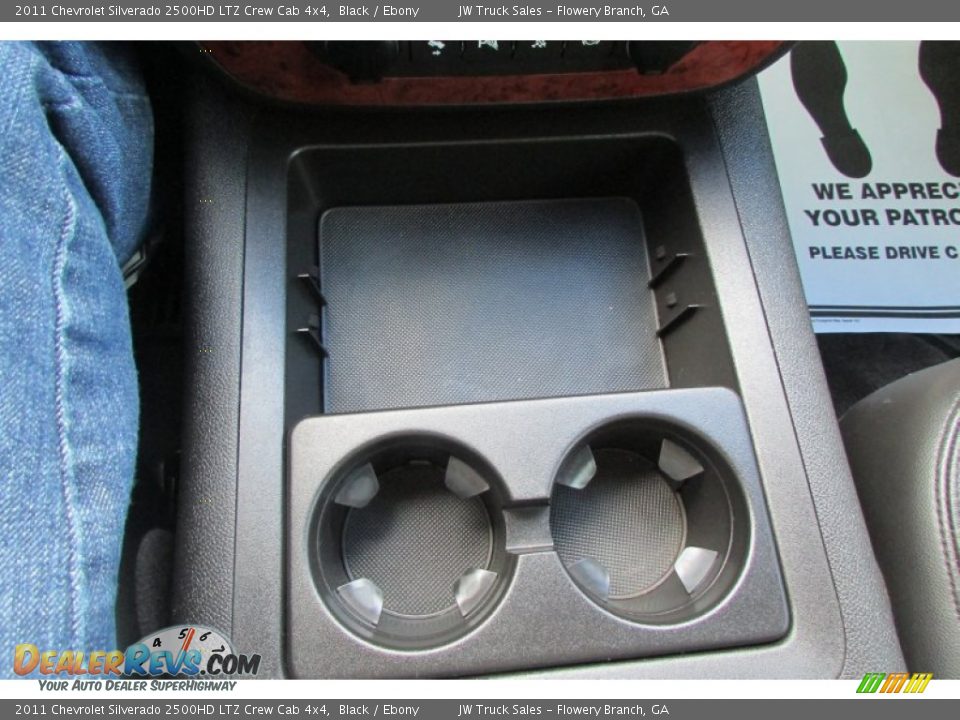 2011 Chevrolet Silverado 2500HD LTZ Crew Cab 4x4 Black / Ebony Photo #35