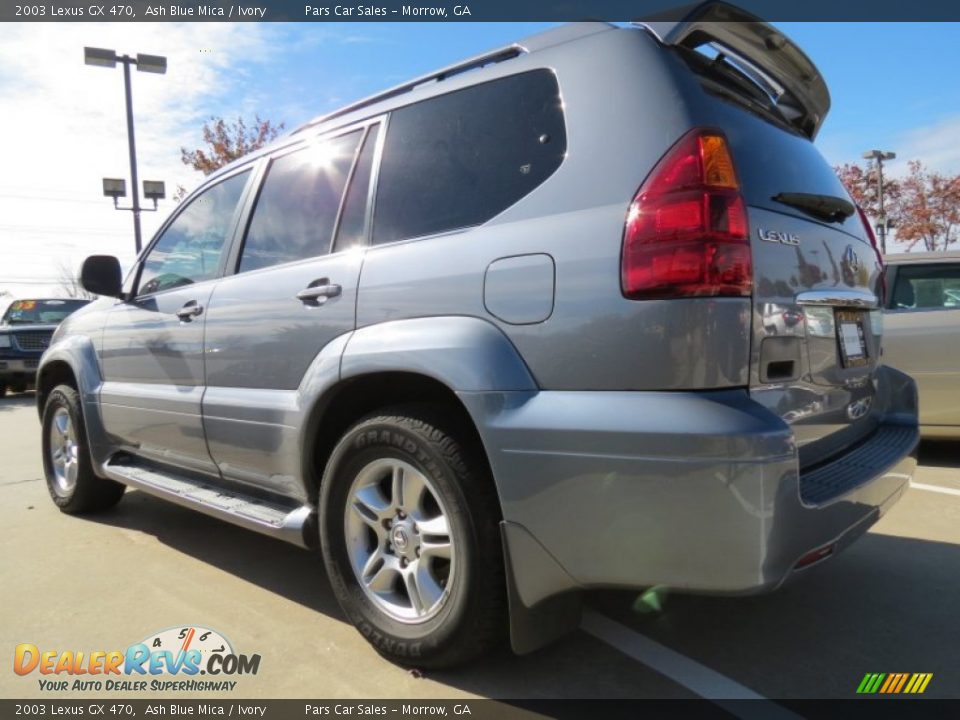 2003 Lexus GX 470 Ash Blue Mica / Ivory Photo #2