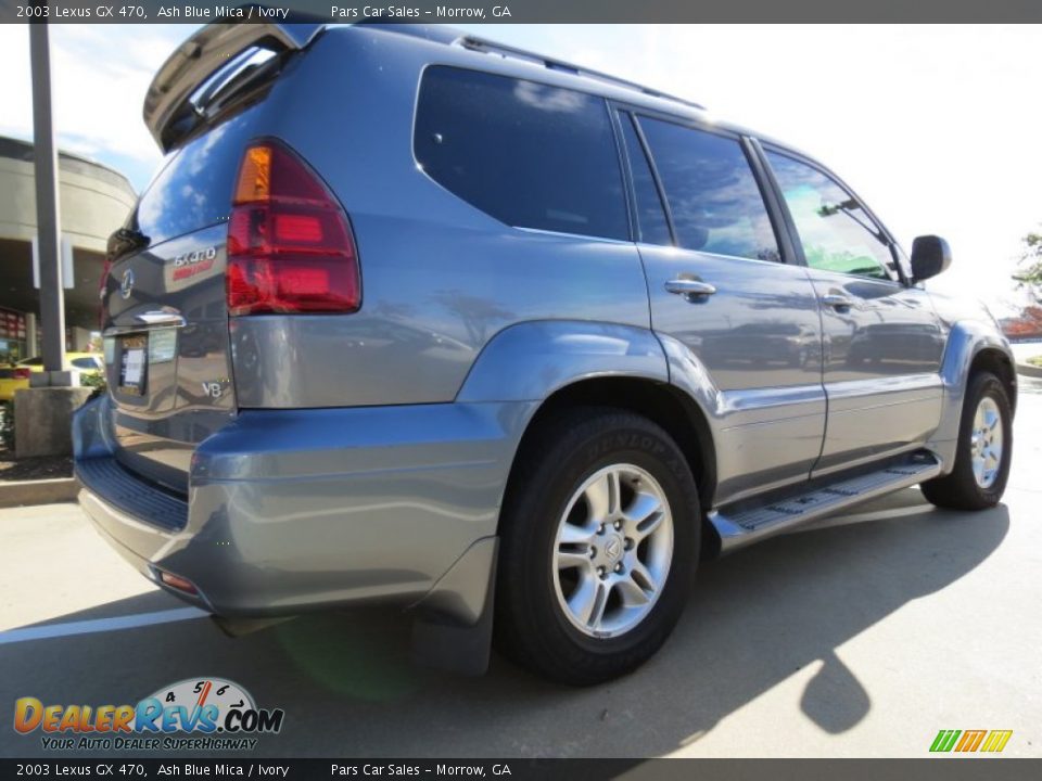 2003 Lexus GX 470 Ash Blue Mica / Ivory Photo #3
