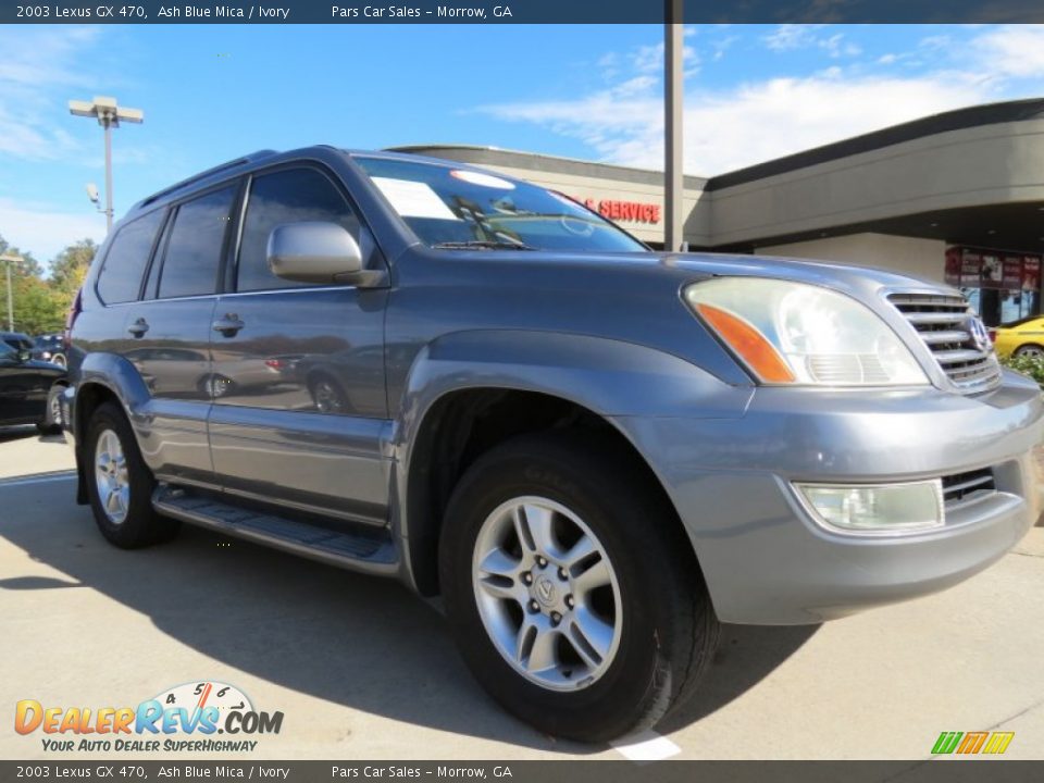 2003 Lexus GX 470 Ash Blue Mica / Ivory Photo #4