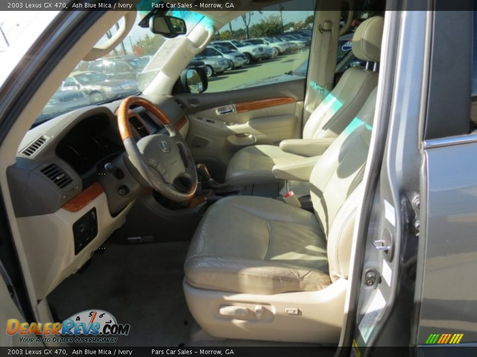 2003 Lexus GX 470 Ash Blue Mica / Ivory Photo #6