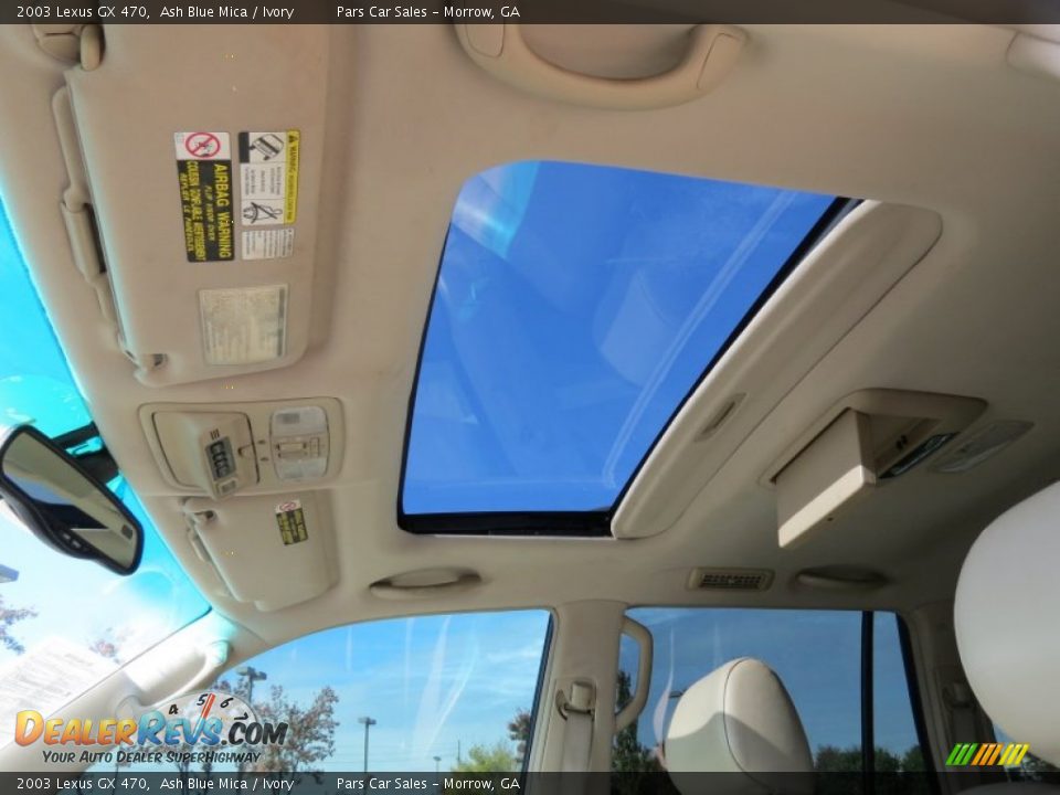 2003 Lexus GX 470 Ash Blue Mica / Ivory Photo #7