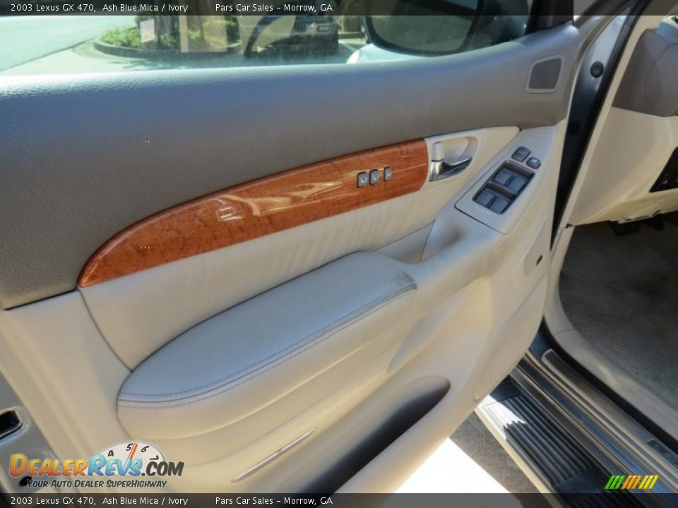 2003 Lexus GX 470 Ash Blue Mica / Ivory Photo #8