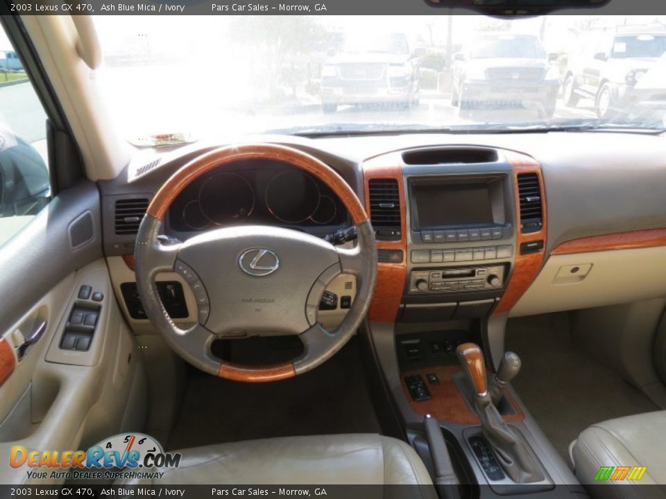 2003 Lexus GX 470 Ash Blue Mica / Ivory Photo #11