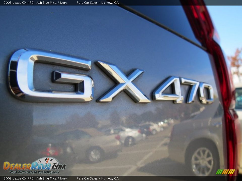 2003 Lexus GX 470 Ash Blue Mica / Ivory Photo #12