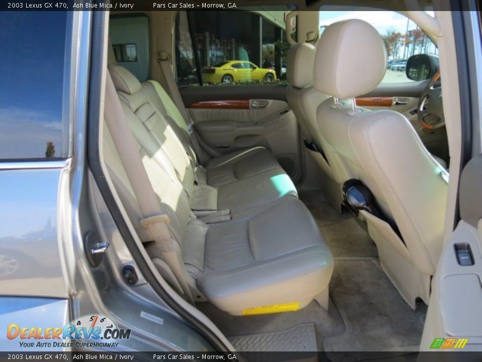 2003 Lexus GX 470 Ash Blue Mica / Ivory Photo #13