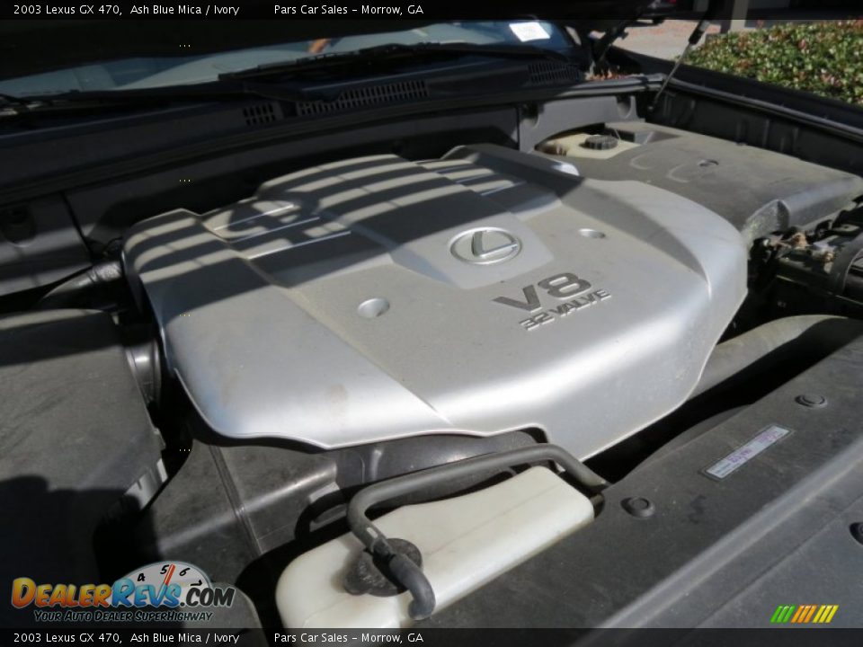 2003 Lexus GX 470 Ash Blue Mica / Ivory Photo #15