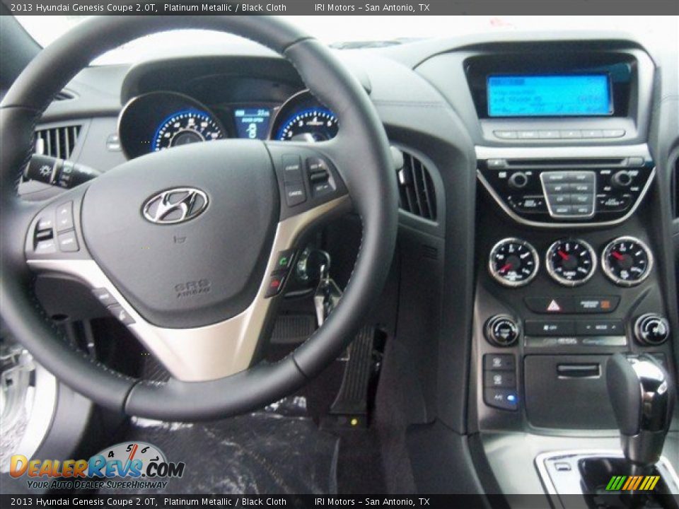 2013 Hyundai Genesis Coupe 2.0T Platinum Metallic / Black Cloth Photo #6