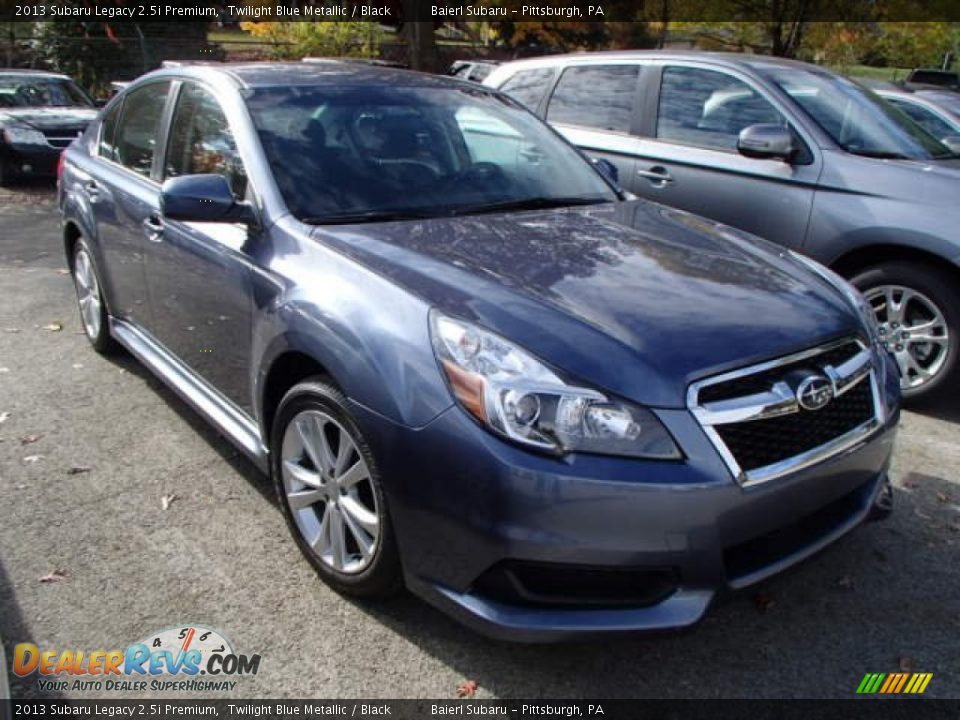 2013 Subaru Legacy 2.5i Premium Twilight Blue Metallic / Black Photo #1