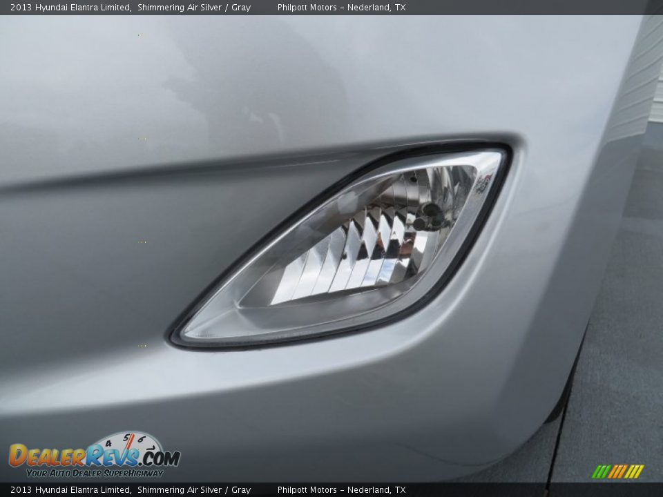 2013 Hyundai Elantra Limited Shimmering Air Silver / Gray Photo #10