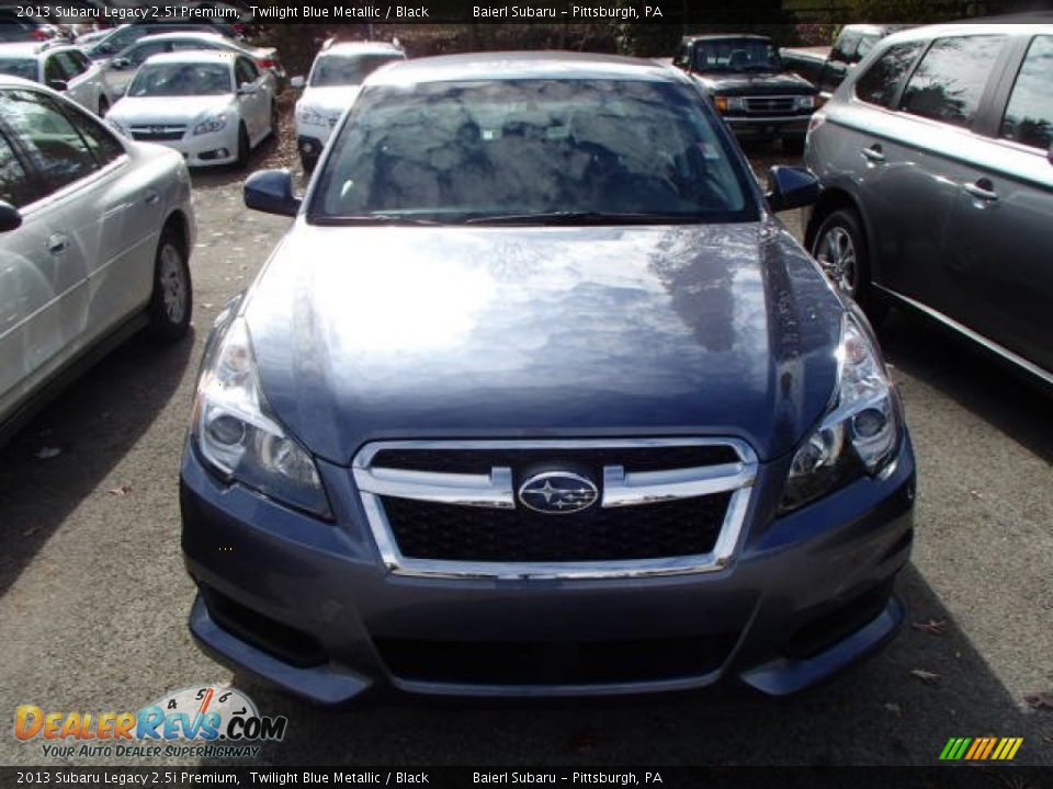2013 Subaru Legacy 2.5i Premium Twilight Blue Metallic / Black Photo #2
