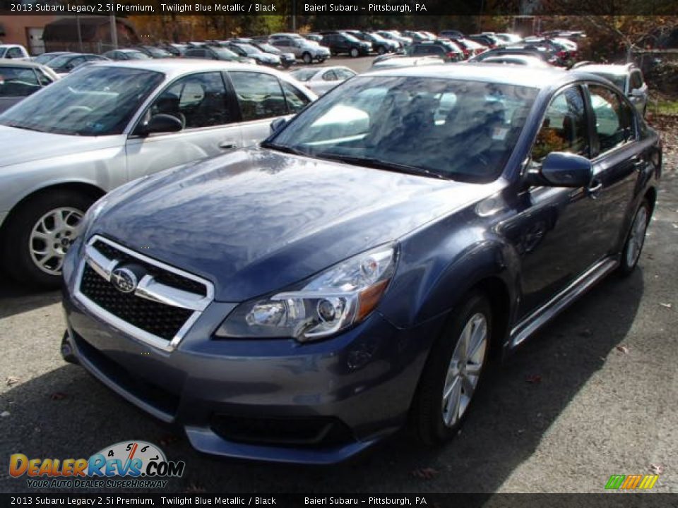2013 Subaru Legacy 2.5i Premium Twilight Blue Metallic / Black Photo #3