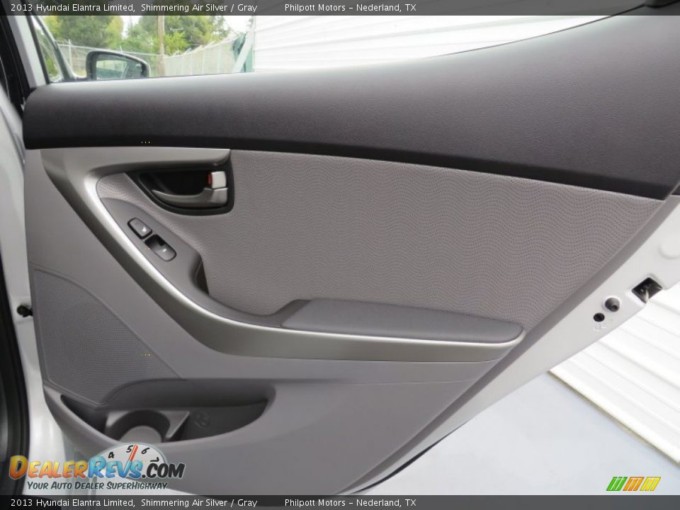 2013 Hyundai Elantra Limited Shimmering Air Silver / Gray Photo #20