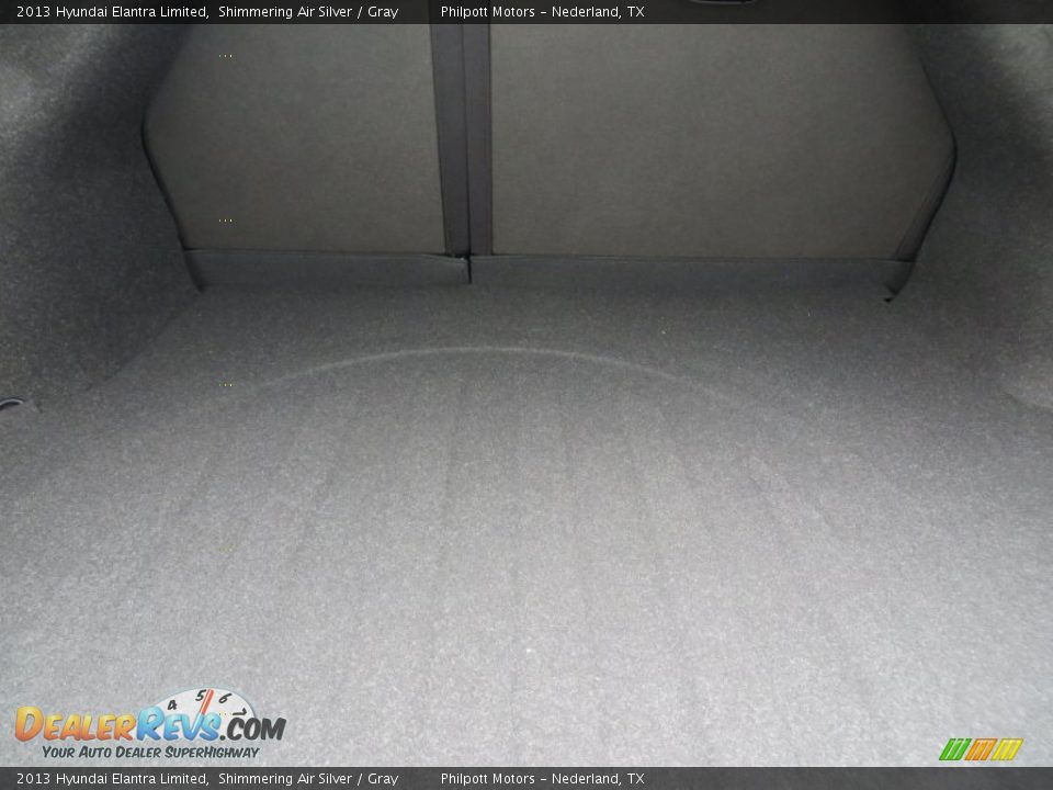 2013 Hyundai Elantra Limited Shimmering Air Silver / Gray Photo #22
