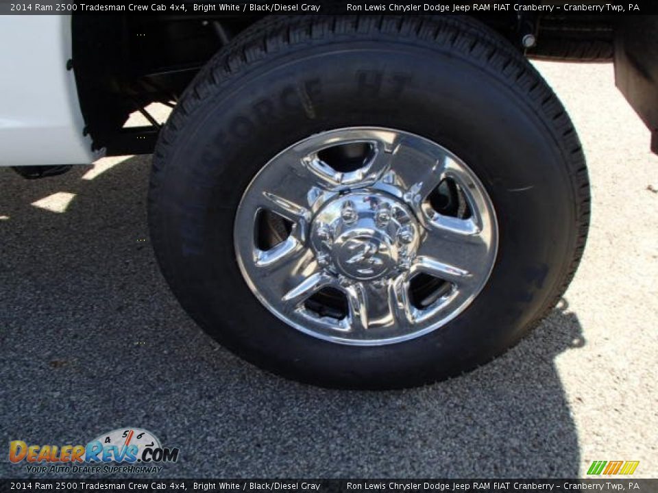 2014 Ram 2500 Tradesman Crew Cab 4x4 Bright White / Black/Diesel Gray Photo #9