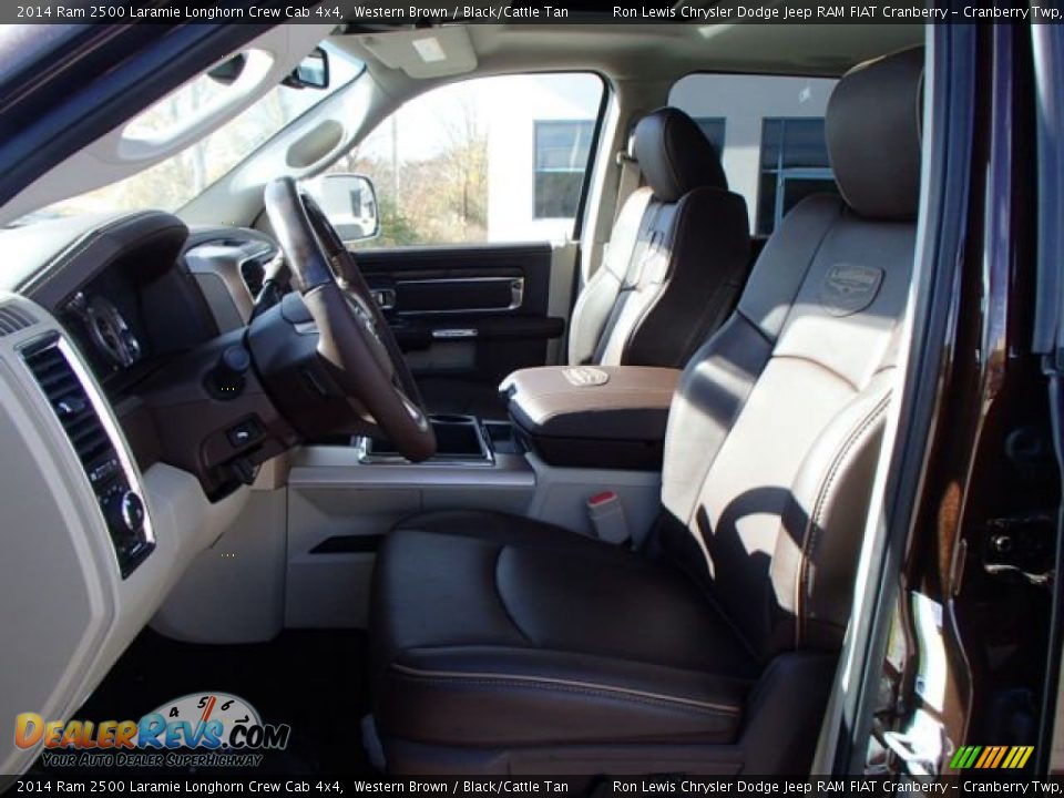 Front Seat of 2014 Ram 2500 Laramie Longhorn Crew Cab 4x4 Photo #10