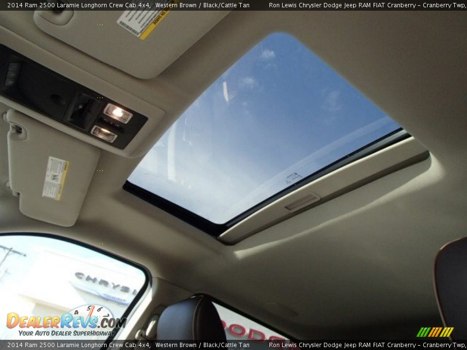 Sunroof of 2014 Ram 2500 Laramie Longhorn Crew Cab 4x4 Photo #14