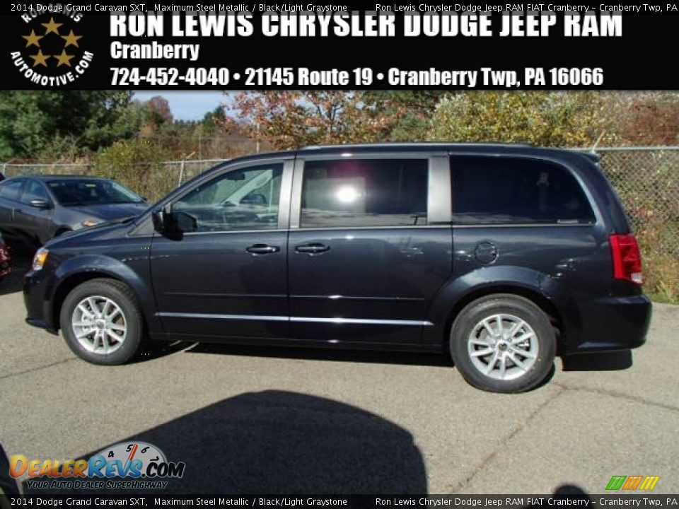 2014 Dodge Grand Caravan SXT Maximum Steel Metallic / Black/Light Graystone Photo #1
