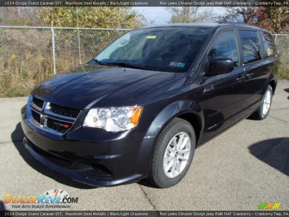 2014 Dodge Grand Caravan SXT Maximum Steel Metallic / Black/Light Graystone Photo #2