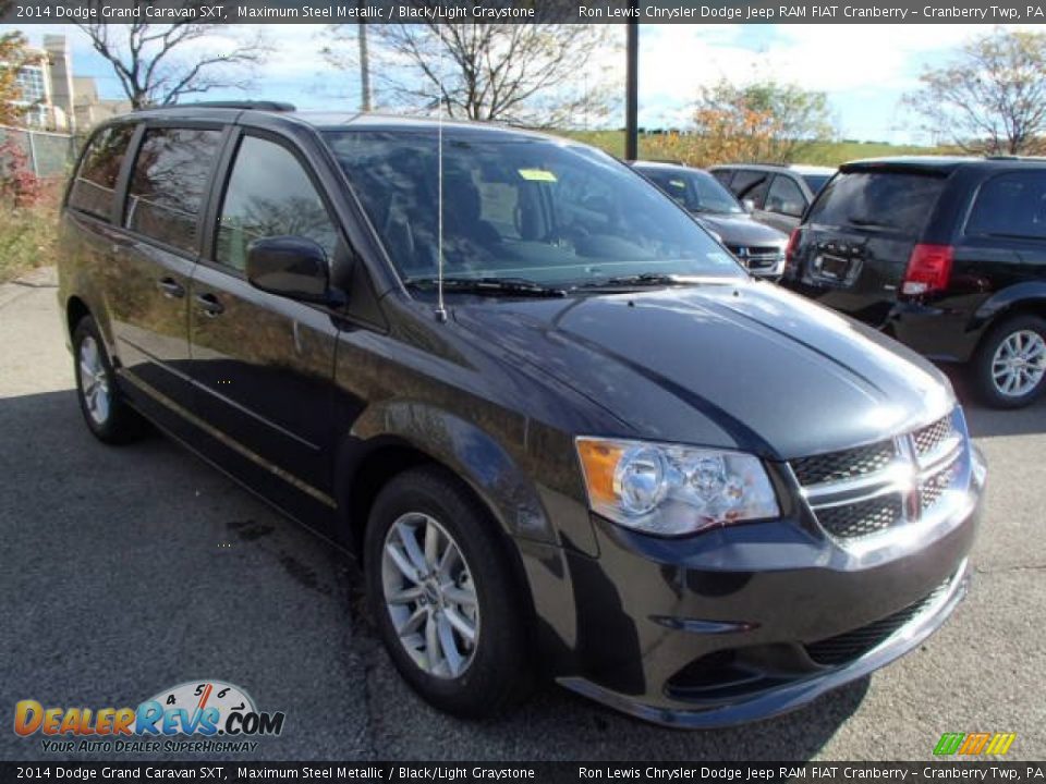 2014 Dodge Grand Caravan SXT Maximum Steel Metallic / Black/Light Graystone Photo #4