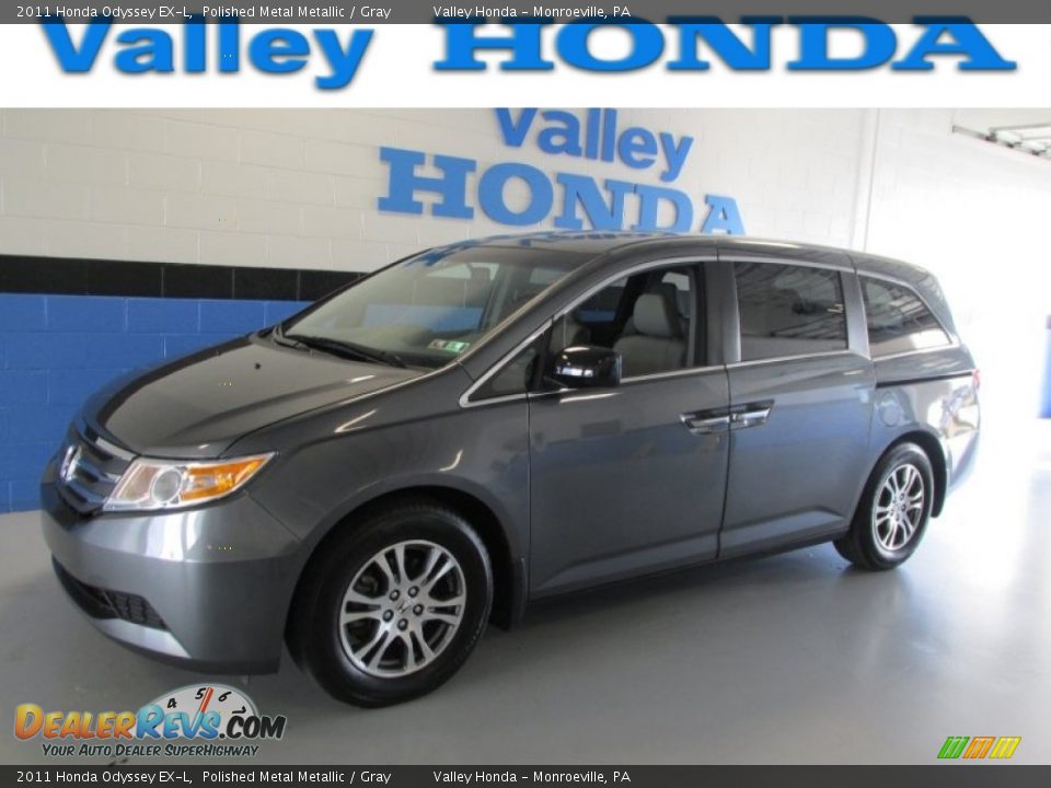 2011 Honda Odyssey EX-L Polished Metal Metallic / Gray Photo #1