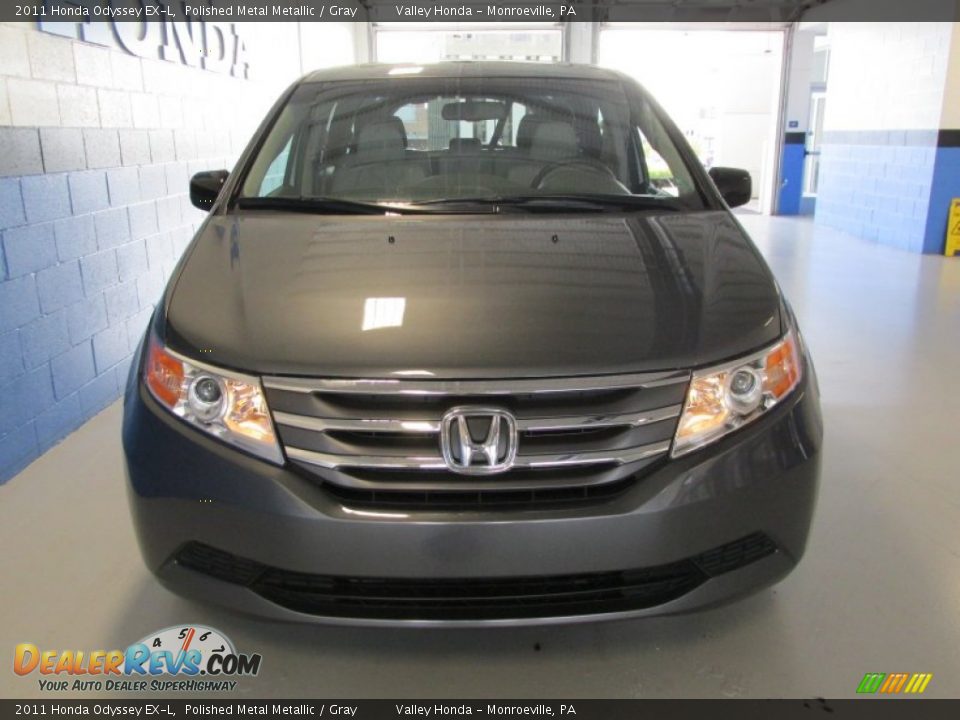 2011 Honda Odyssey EX-L Polished Metal Metallic / Gray Photo #6