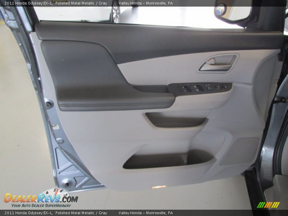 2011 Honda Odyssey EX-L Polished Metal Metallic / Gray Photo #7