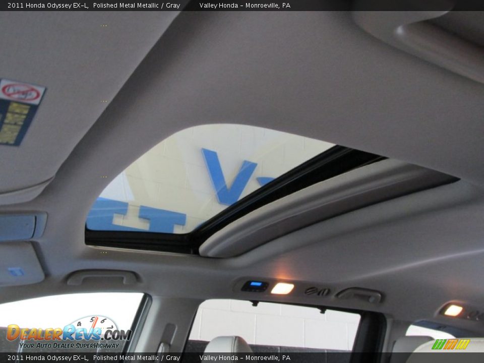 2011 Honda Odyssey EX-L Polished Metal Metallic / Gray Photo #8