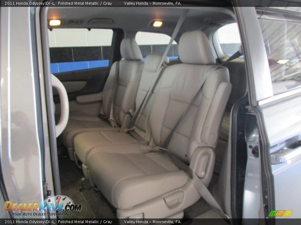 2011 Honda Odyssey EX-L Polished Metal Metallic / Gray Photo #10