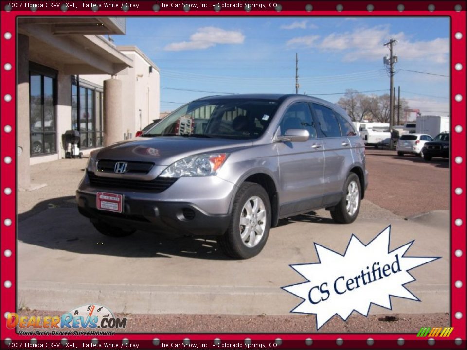 2007 Honda CR-V EX-L Taffeta White / Gray Photo #1