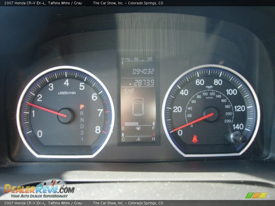 2007 Honda CR-V EX-L Taffeta White / Gray Photo #2
