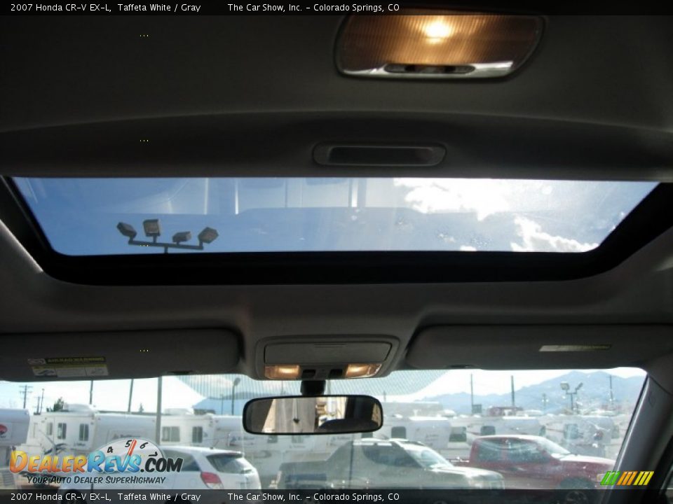 2007 Honda CR-V EX-L Taffeta White / Gray Photo #4