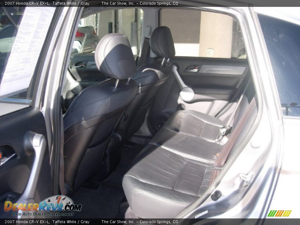 2007 Honda CR-V EX-L Taffeta White / Gray Photo #6