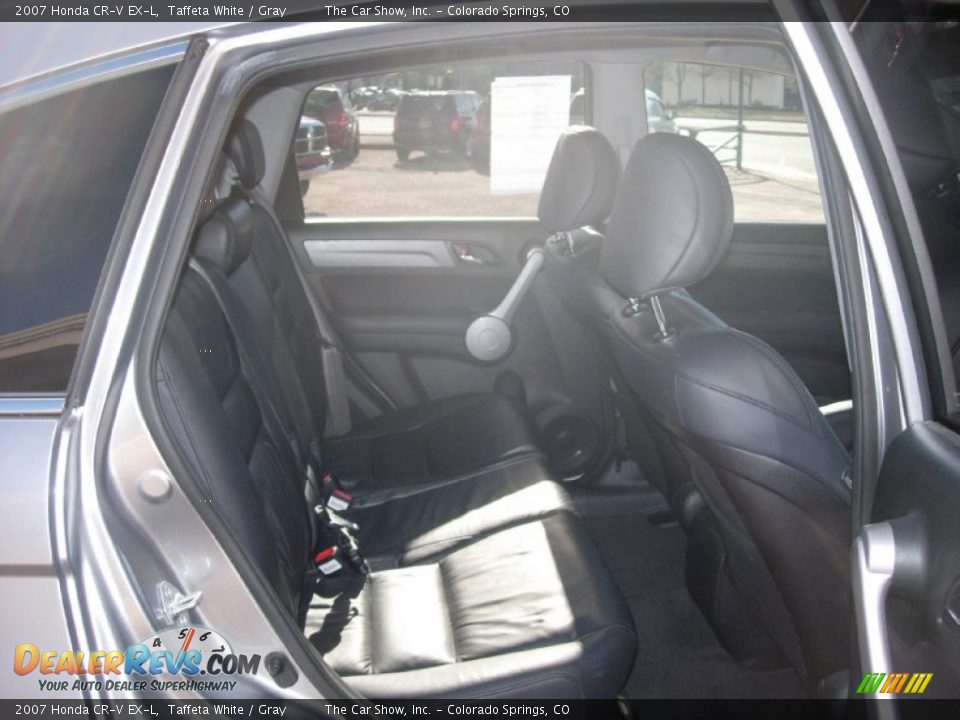 2007 Honda CR-V EX-L Taffeta White / Gray Photo #7